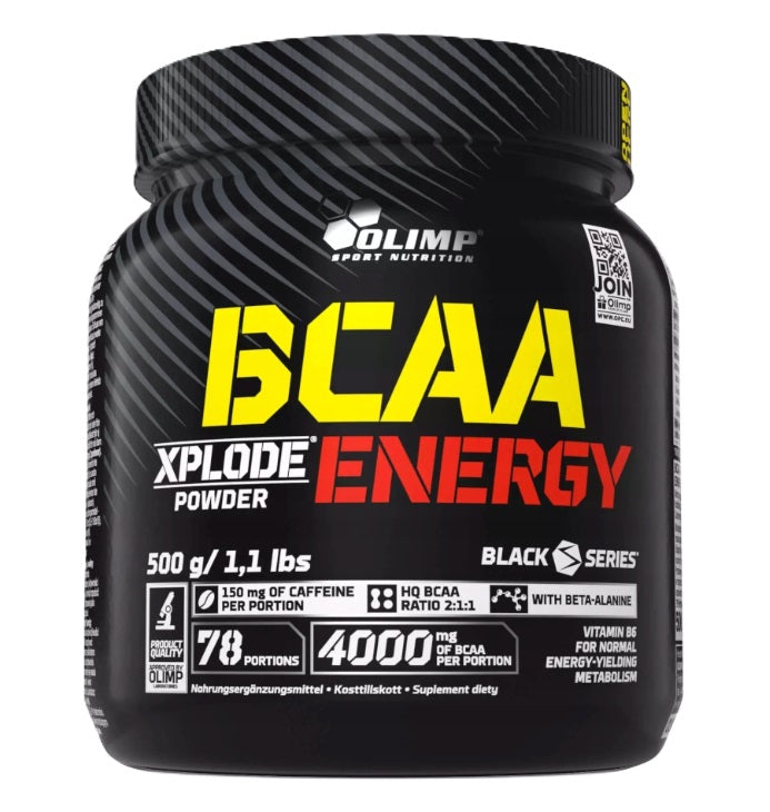 Olimp Nutrition BCAA Xplode Energy, augļu punšs - 500 g