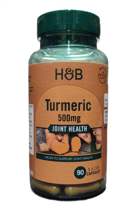 Holland & Barrett kurkuma, 500 mg – 90 kapsulas