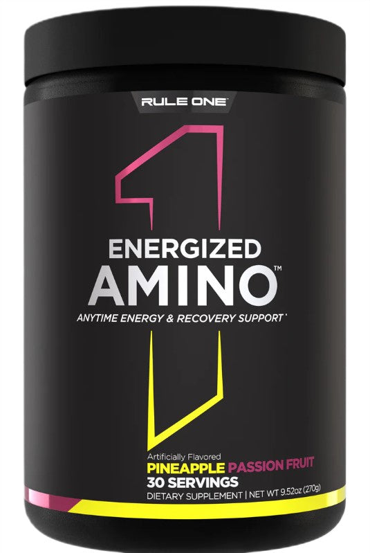 Rule One enerģijas aminoskābes ar ananāsiem un pasifloras augļiem – 270 g