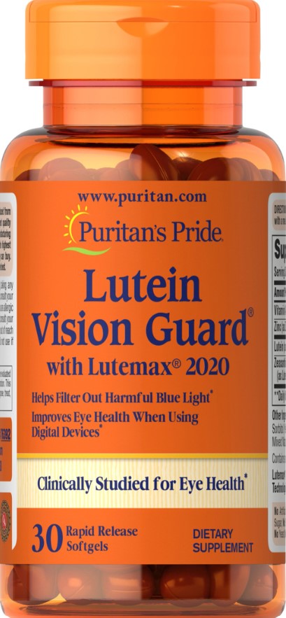 Puritan's Pride luteīns Vision Guard – 30 kapsulas