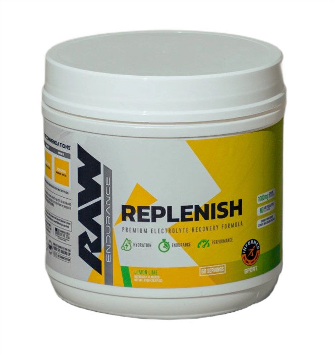 Raw Nutrition Replenish trauks ar citronu un laima garšvielām – 810 g