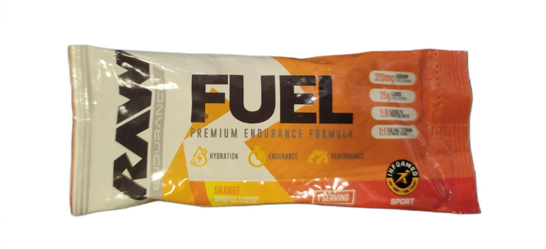 Raw Nutrition Raw Fuel, apelsīnu garša – 27 g (1 porcija)