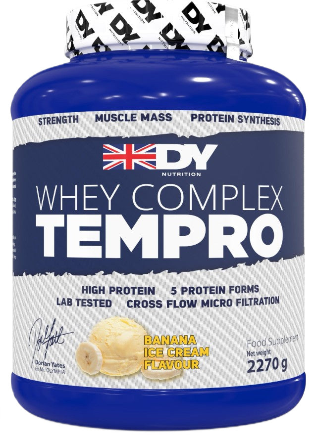 Dorian Yates sūkalu olbaltumvielu komplekss Tempro, banānu saldējums - 2270 g
