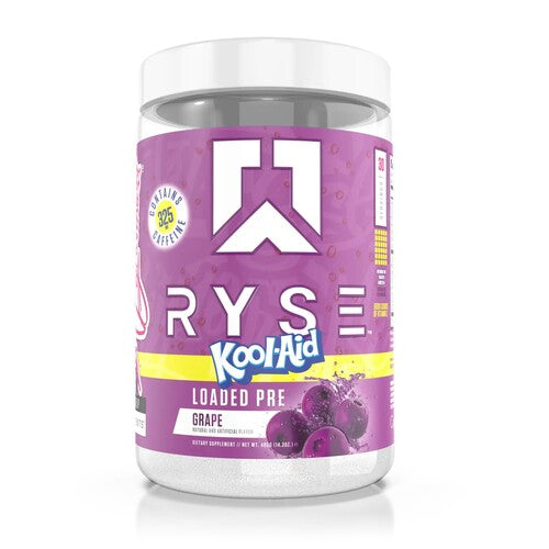 RYSE Loaded Pre, Kool - Aid vīnogu garša – 393 g