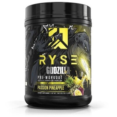 RYSE Godzilla pirms treniņu, pasifloru un ananasu garša - 846 g