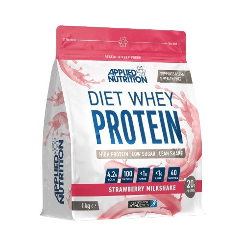 Applied Nutrition Diet Whey zemeņu piena kokteilis – 1000 g