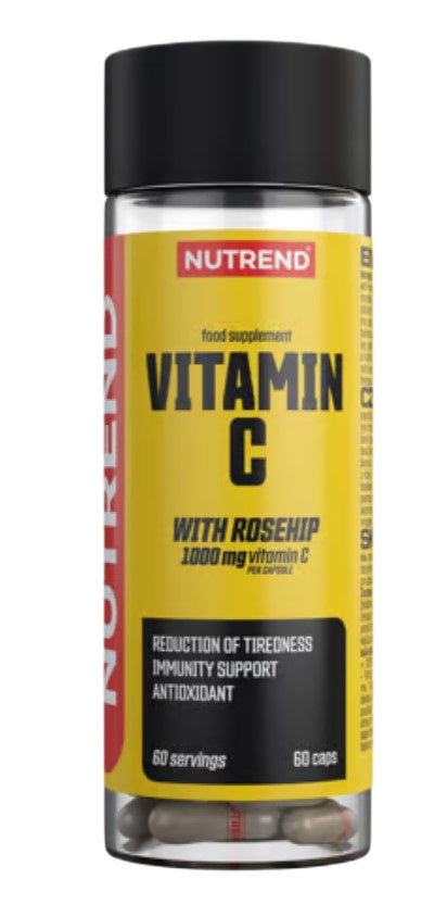 Nutrend vitamīns C ar mežrozītēm - 60 kapsulas