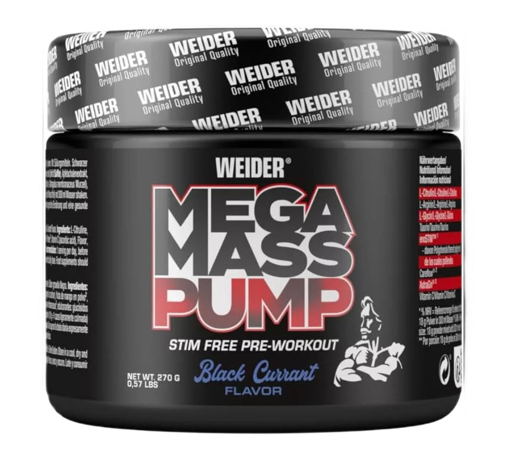 Weider Mega Mass Pump, Upeņu garša - 270g
