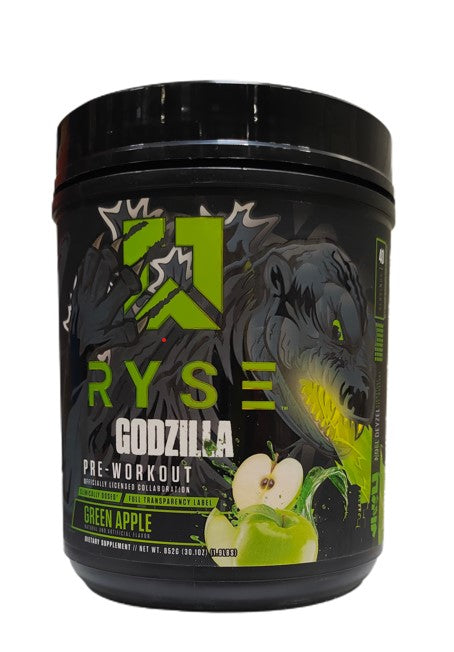RYSE Godzilla pirms treniņa, zaļais ābols - 852 g