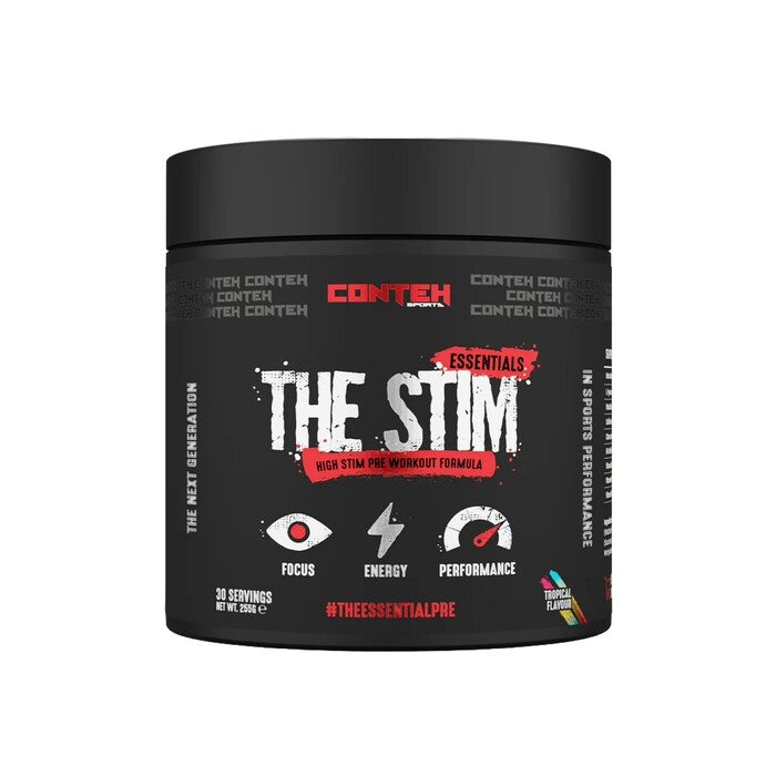 Conteh Sports The Stim pirms-treniņa pulveris, tropu garša – 255 g