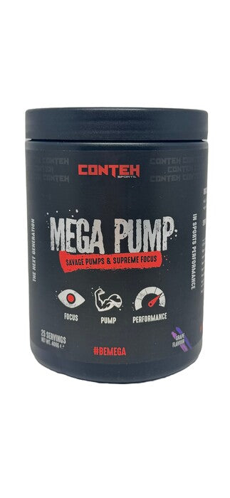Conteh Sports Mega Pump, vīnogu garša – 400 g