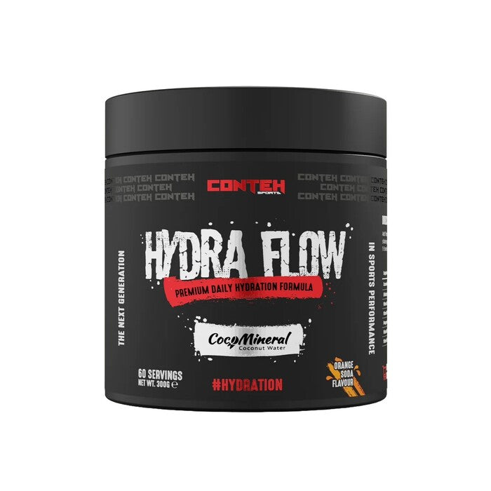 Conteh Sports Hydra Flow, ar oranžų garšu – 300 g