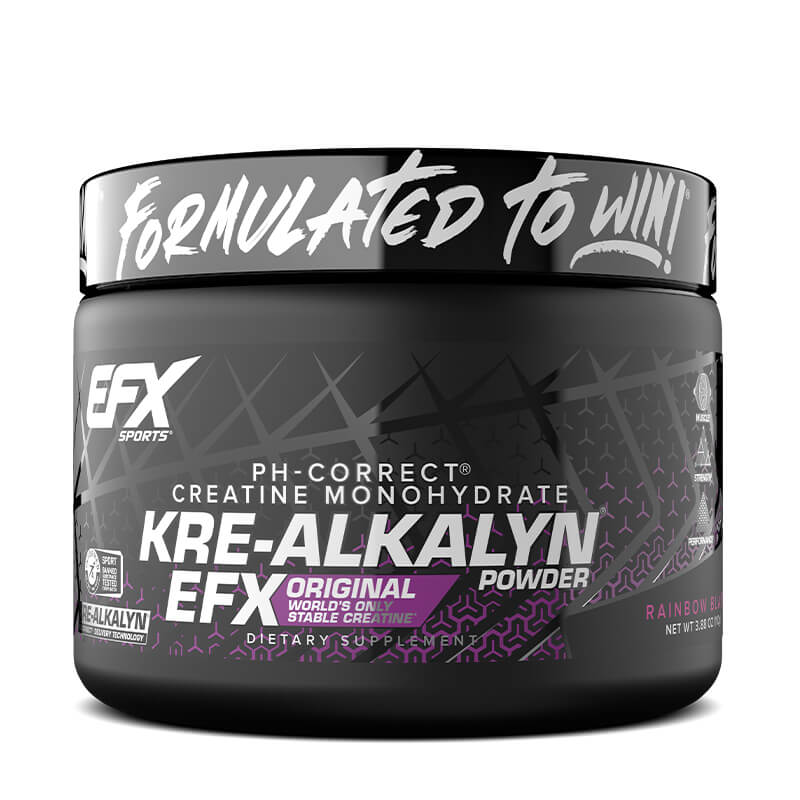 EFX Sports Kre-Alkalyn pulveris, Rainbow Blast — 110 g