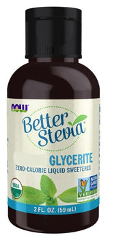 NOW Foods Better Stevia glicerīts – 59 ml.