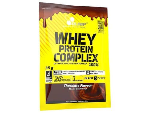 Olimp Nutrition sūkalu olbaltumvielu komplekss 100%, šokolādes garša - 35 g (1 porcija)