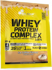 Olimp Nutrition sūkalu olbaltumvielu komplekss 100 %, ledus kafija - 35 g (1 porcija)
