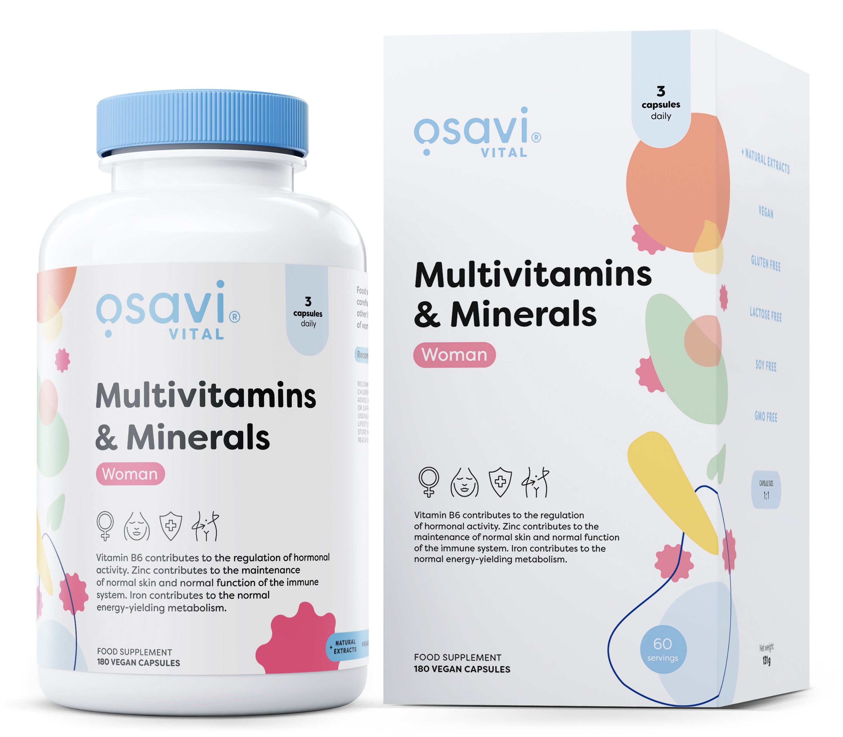 Produkto nuotrauka: Osavi Multivitamins & Minerals Woman - 180 vegan caps