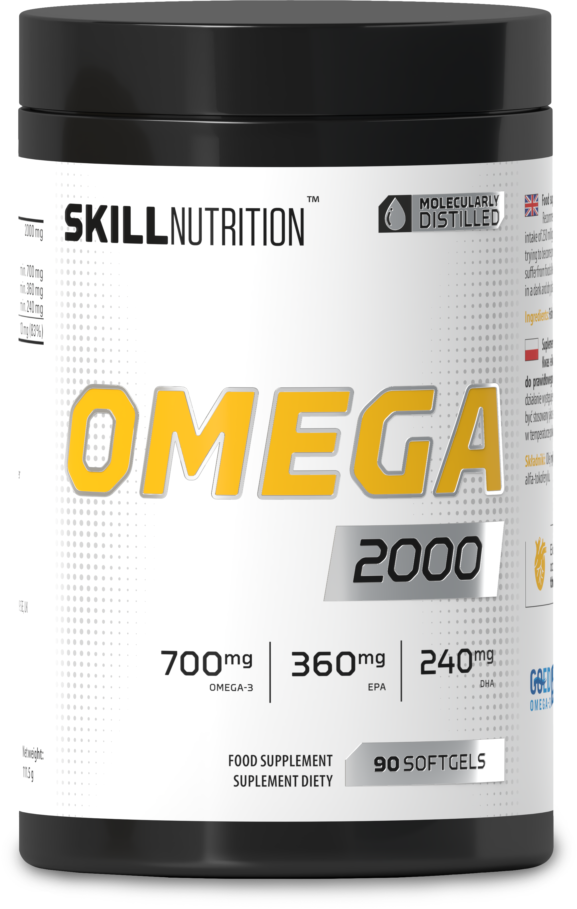 Skill Nutrition Omega 2000 – 90 kapsulas