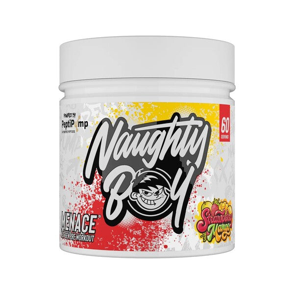 Naughty Boy Menace V2, zemeņu un mango garša – 420 g
