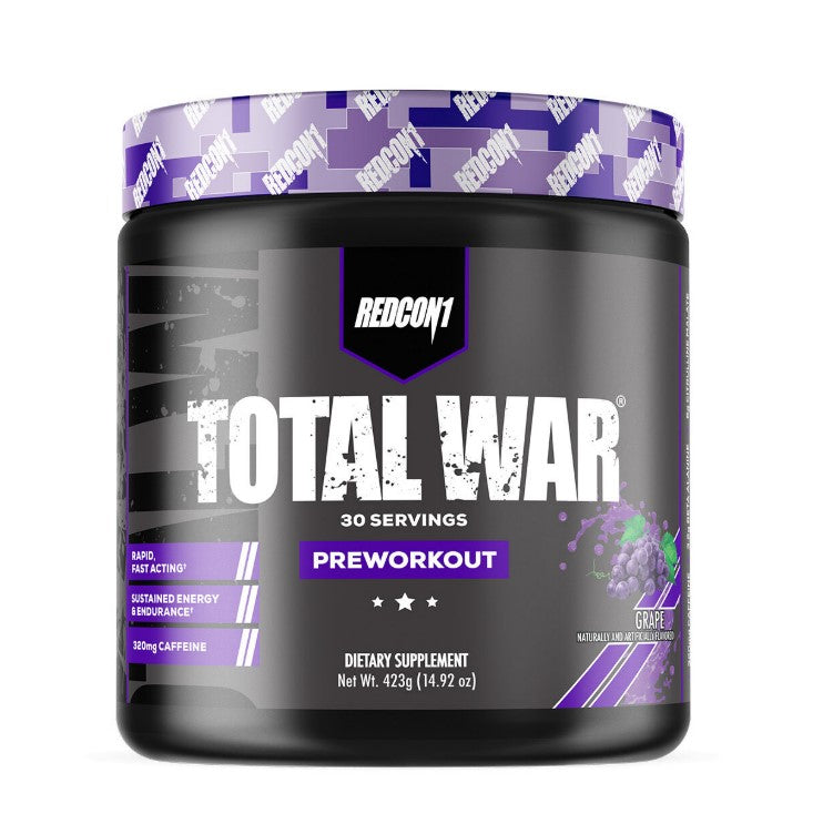 Redcon1 Total War – pirms treniņa, vīnogu garša – 423 g