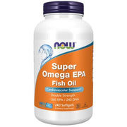 NOW Foods Super Omega EPA, molekulāri destilēts – 240 kapsulas