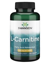 Swanson L-karnitīns, 500 mg – 100 tabletes