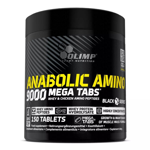 Olimp Nutrition Anabolic Amino 9000, Mega tabletes - 150 tabletes