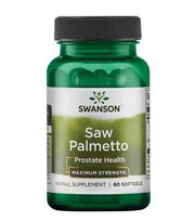 Swanson Saw Palmetto, maksimālais stiprums – 60 kapsulas