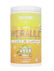 Axe & Sledge Hydraulic V2 nestimulējošs pirmstreniņa dzēriens ar skābu citrusaugļu garšu — 498 g