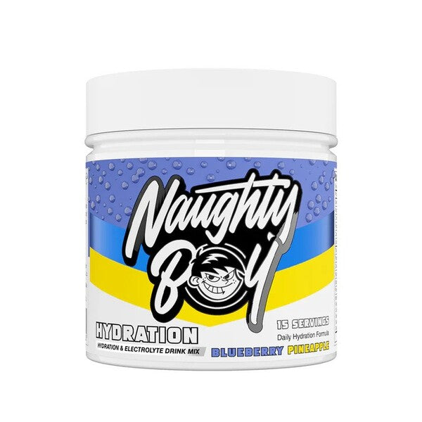 Naughty Boy Hydration dzēriens ar melleņu un ananasu garšu – 127 g