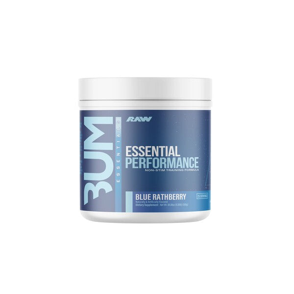 Raw Nutrition Bum Essential Performance, melleņu garša – 618 g