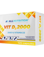 Allnutrition D3 vitamīns 2000, 2000 IU – 120 kapsulas