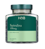 Holland & Barrett spirulīna, 500 mg – 200 tabletes