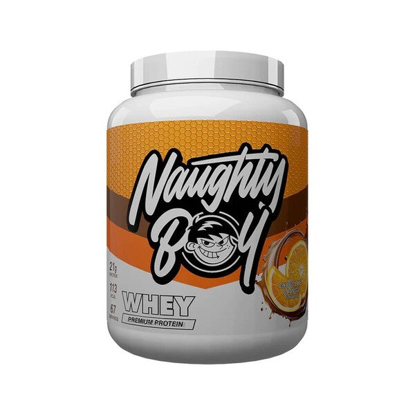Naughty Boy Advanced Whey sūkalu olbaltumvielas, šokolādes un apelsīnu garša – 2010 g