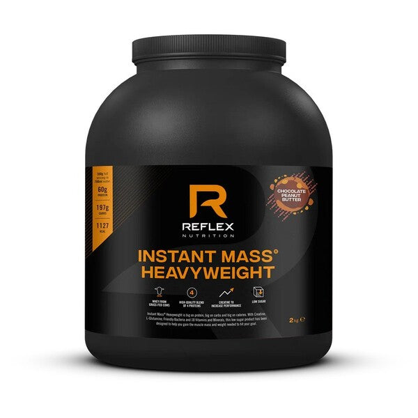 Reflex Nutrition Instant Mass Heavyweight ar šokolādes un zemesriekstu sviestu – 2000 g