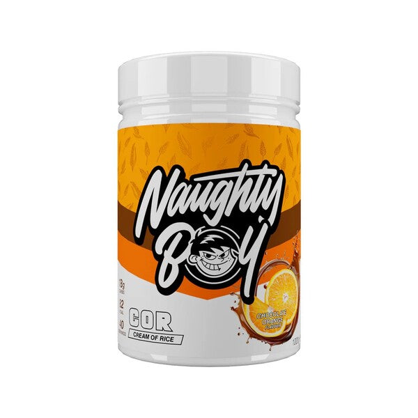 Naughty Boy rīsu krēms ar šokolādes un apelsīnu garšas skaidiņām — 1000 g