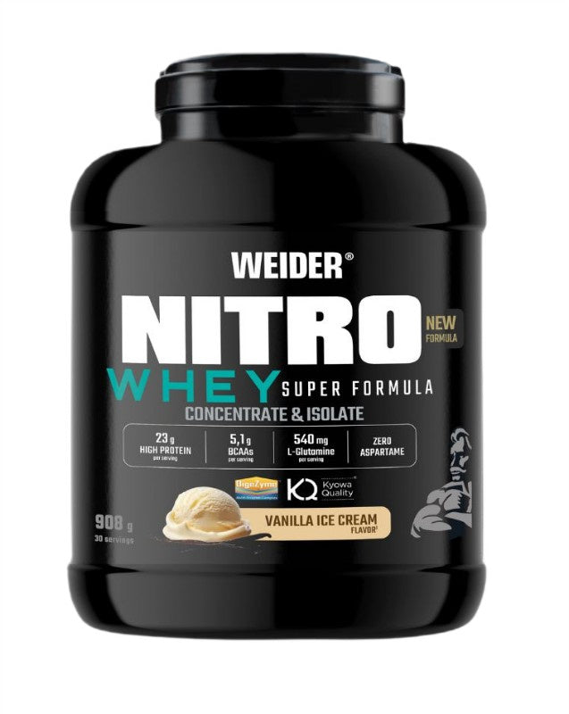 Weider Nitro Whey Super Formula, vaniļas saldējums - 908g