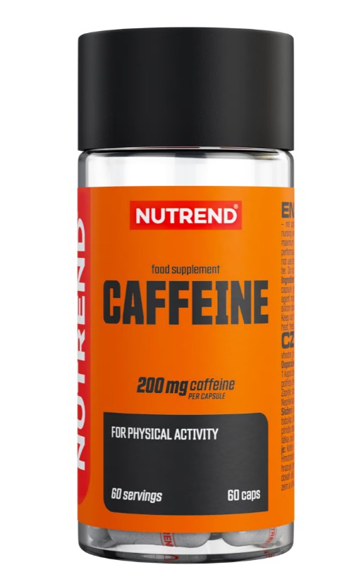 Nutrend kofeīns, 200 mg – 60 kapsulas