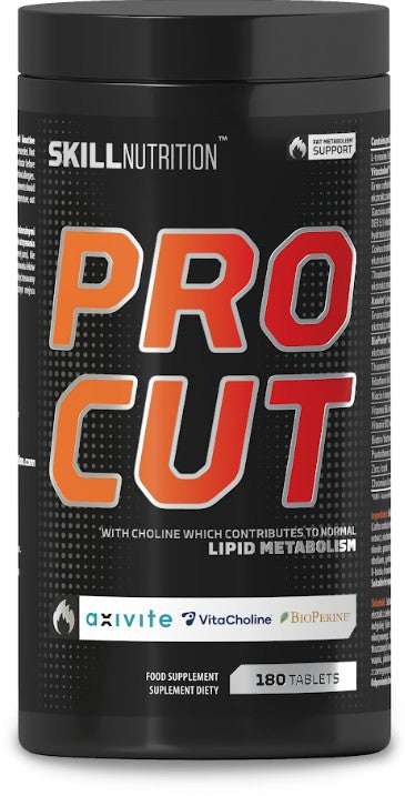 Skill Nutrition Pro Cut, tauku vielmaiņas atbalstam – 180 tabletes