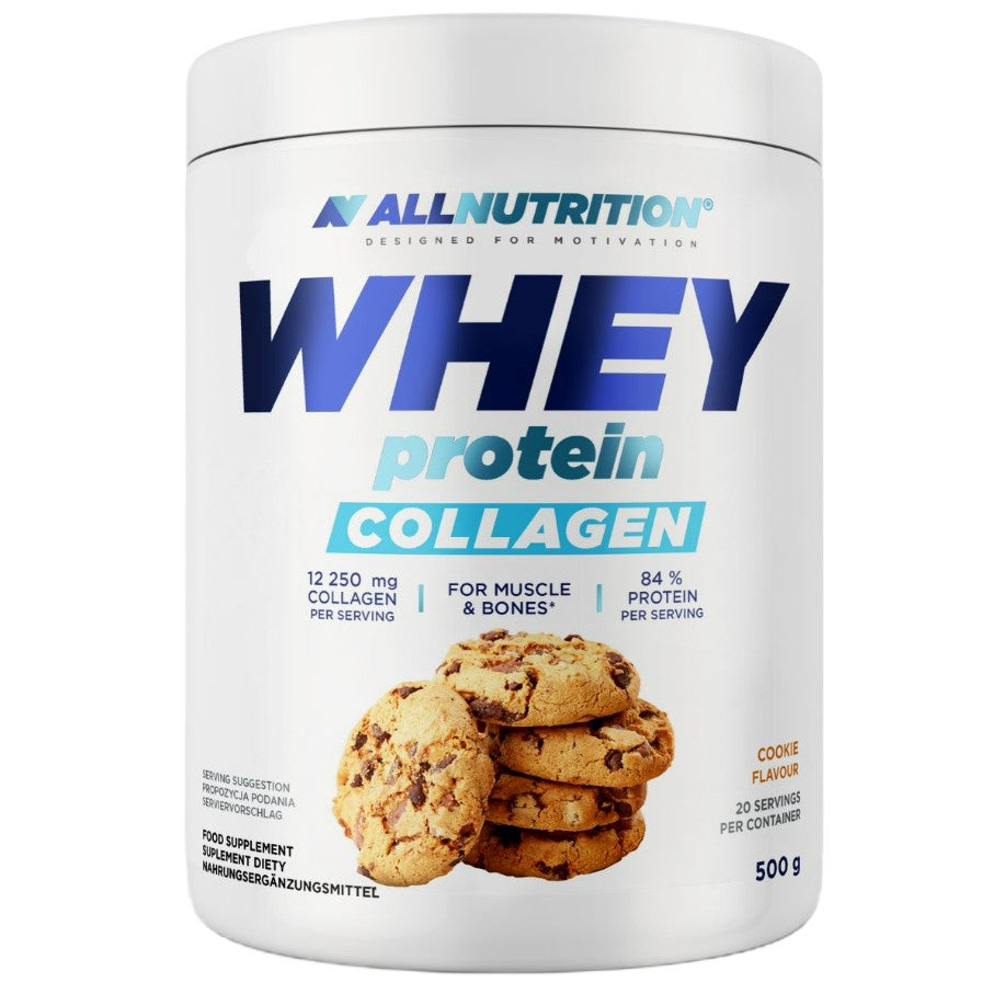 Allnutrition sūkalu proteīna kolagēns, cepums – 500 g
