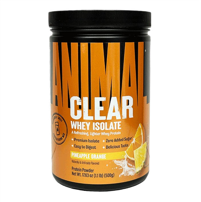 Animal Animal Clear sūkalu izolāts, ananasu un apelsīnu garša - 500 g