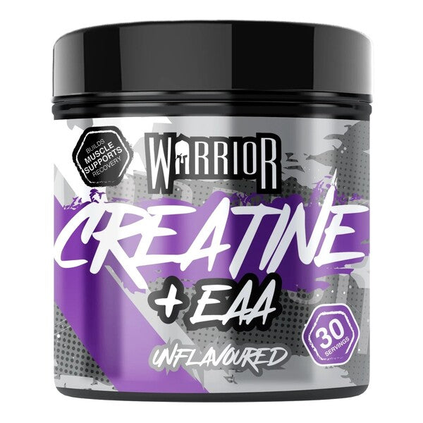 Warrior kreatīns + EAA, bezgaršīgs - 270 g