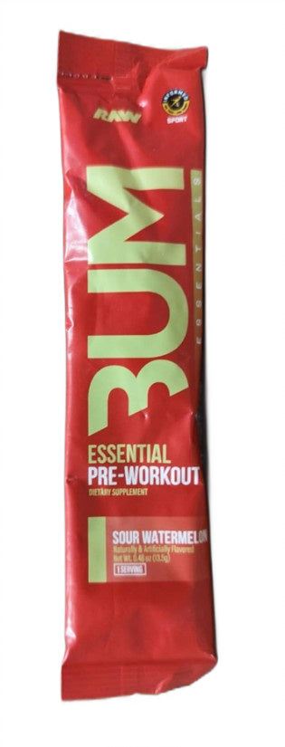 Raw Nutrition CBUM Essential pirms treniņa, skābā arbūza garša – 13,5 g (1 porcija)
