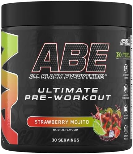 Applied Nutrition ABE – All Black Everything, zemeņu mohito – 375 g