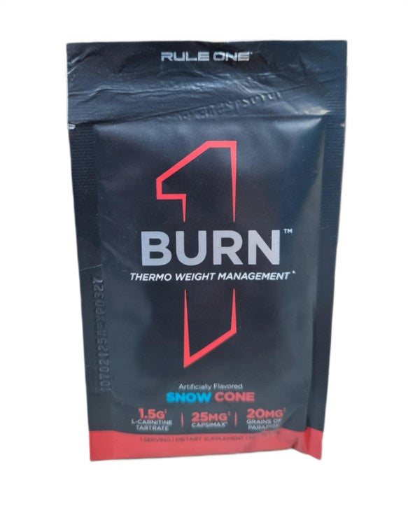Rule One Burn, sniega konuss – 7 g (1 porcija)