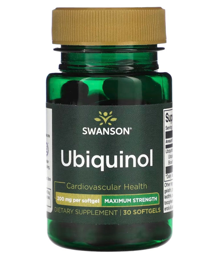 Swanson ubihinols, 200 mg – 30 kapsulas