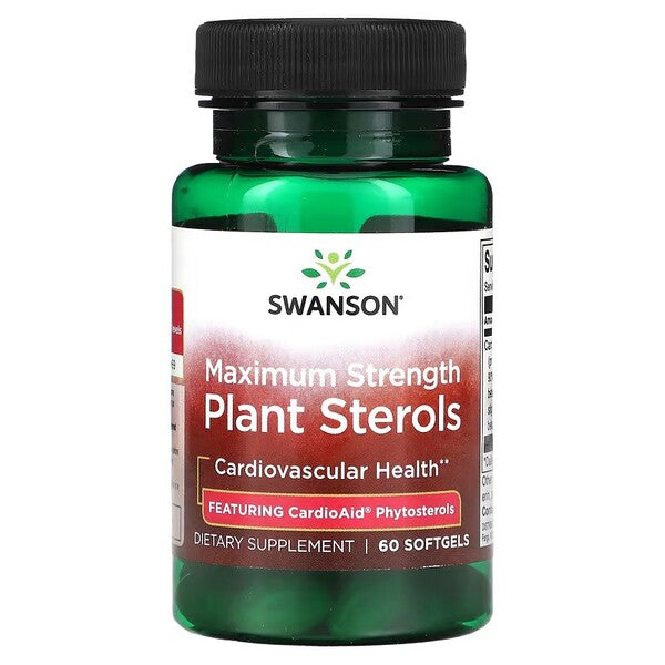 Swanson Maximum Strength Plant Sterols CardioAid – 60 kapsulas