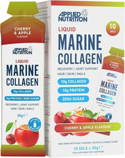 Applied Nutrition šķidrais jūras kolagēns, ķiršu un ābolu garša – 10 x 30 g