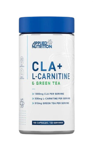 Applied Nutrition CLA + L-karnitīns un zaļā tēja – 100 kapsulas