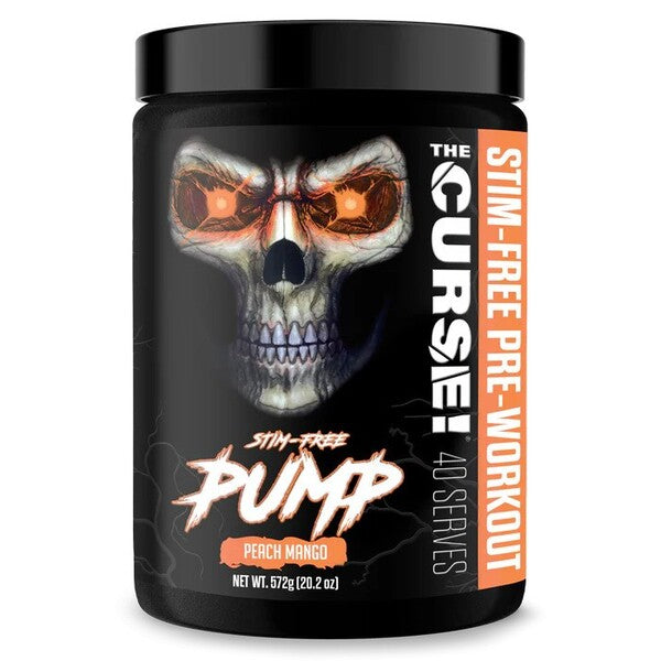 JNX Sports The Curse! Stimulatorus nesaturošs pumpējošs dzēriens ar persiku un mango garšu – 572 g